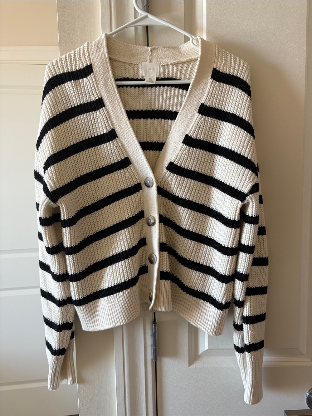 H&M Striped Cardigan